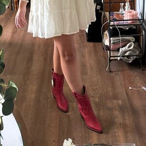 Red boots